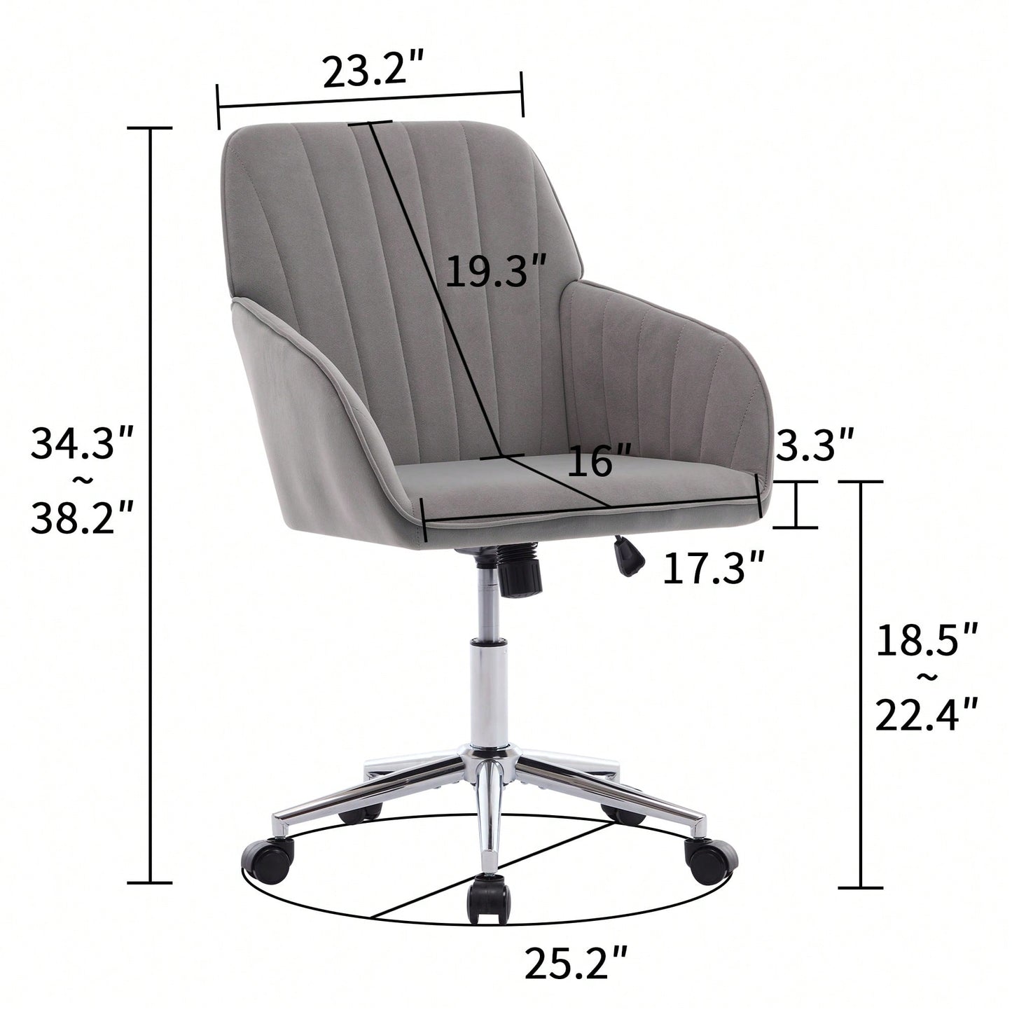 Ergonomic High-Back Office Chair With Adjustable Features For Ultimate Comfort And Support