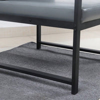 Luxurious Light Tan Accent Arm Chair for Living Room Office Lounge with Thick Cushions and Sturdy Metal Frame