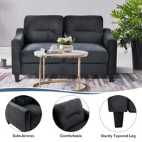 Cozy Sectional Sofa For Living Room, Bedroom, Or Office - Perfect Comfort For Small Spaces