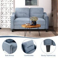 Cozy Sectional Sofa For Living Room, Bedroom, Or Office - Perfect Comfort For Small Spaces