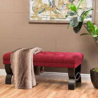 Luxurious Velvet Storage Ottoman For Living Room & Bedroom Decor