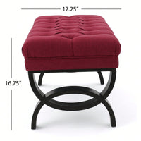 Luxurious Velvet Storage Ottoman For Living Room & Bedroom Decor