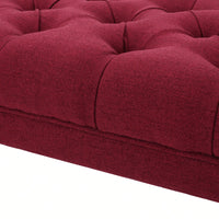 Luxurious Velvet Storage Ottoman For Living Room & Bedroom Decor
