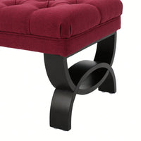 Luxurious Velvet Storage Ottoman For Living Room & Bedroom Decor