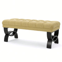 Luxurious Velvet Storage Ottoman For Living Room & Bedroom Decor