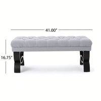 Luxurious Velvet Storage Ottoman For Living Room & Bedroom Decor