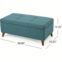 Multi-Functional Storage Ottoman With Stylish Design And Hidden Compartment For Living Room Organization