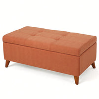 Multi-Functional Storage Ottoman With Stylish Design And Hidden Compartment For Living Room Organization