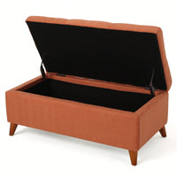 Multi-Functional Storage Ottoman With Stylish Design And Hidden Compartment For Living Room Organization