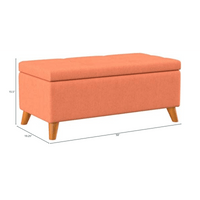Multi-Functional Storage Ottoman With Stylish Design And Hidden Compartment For Living Room Organization