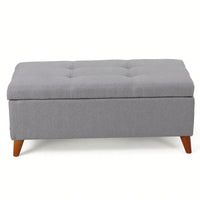 Multi-Functional Storage Ottoman With Stylish Design And Hidden Compartment For Living Room Organization