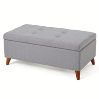 Multi-Functional Storage Ottoman With Stylish Design And Hidden Compartment For Living Room Organization