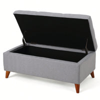 Multi-Functional Storage Ottoman With Stylish Design And Hidden Compartment For Living Room Organization