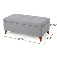 Multi-Functional Storage Ottoman With Stylish Design And Hidden Compartment For Living Room Organization