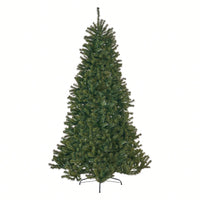 Stunning 7' Hinged Artificial Christmas Tree With 500 Lights - 48" Diameter, 1110 Tips For A Festive Touch