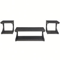 Unique 48-Inch Solid Wood Modern Coffee Table With Storage - Special Shape Center Table For Living Room, Kitchen, And Apartment Dining