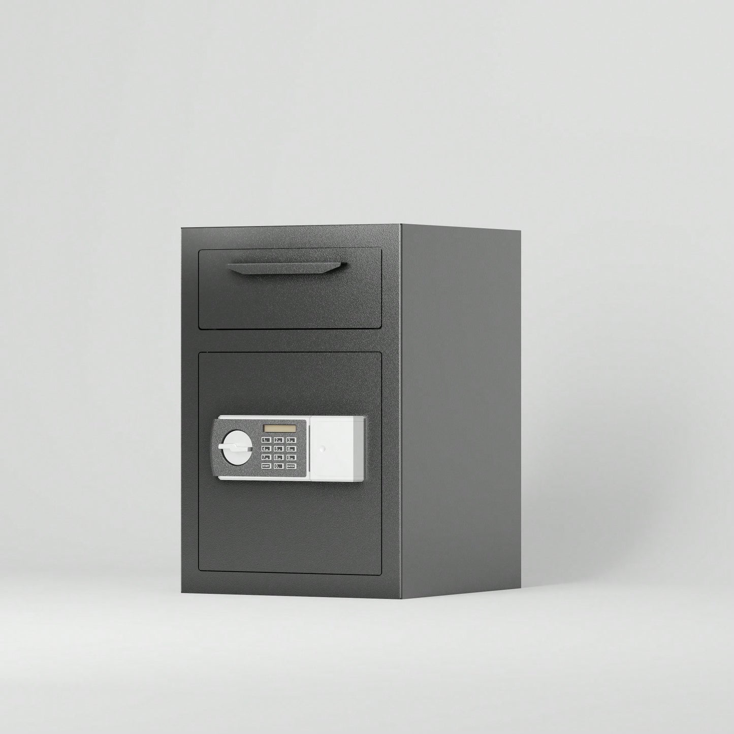Secure Carbon Steel Digital Depository Safe With Electronic Code Lock And Deposit Slot For Home, Office, Restaurant, And Hotel Use