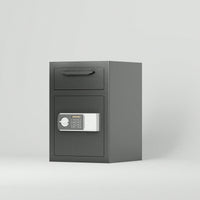 Secure Carbon Steel Digital Depository Safe With Electronic Code Lock And Deposit Slot For Home, Office, Restaurant, And Hotel Use