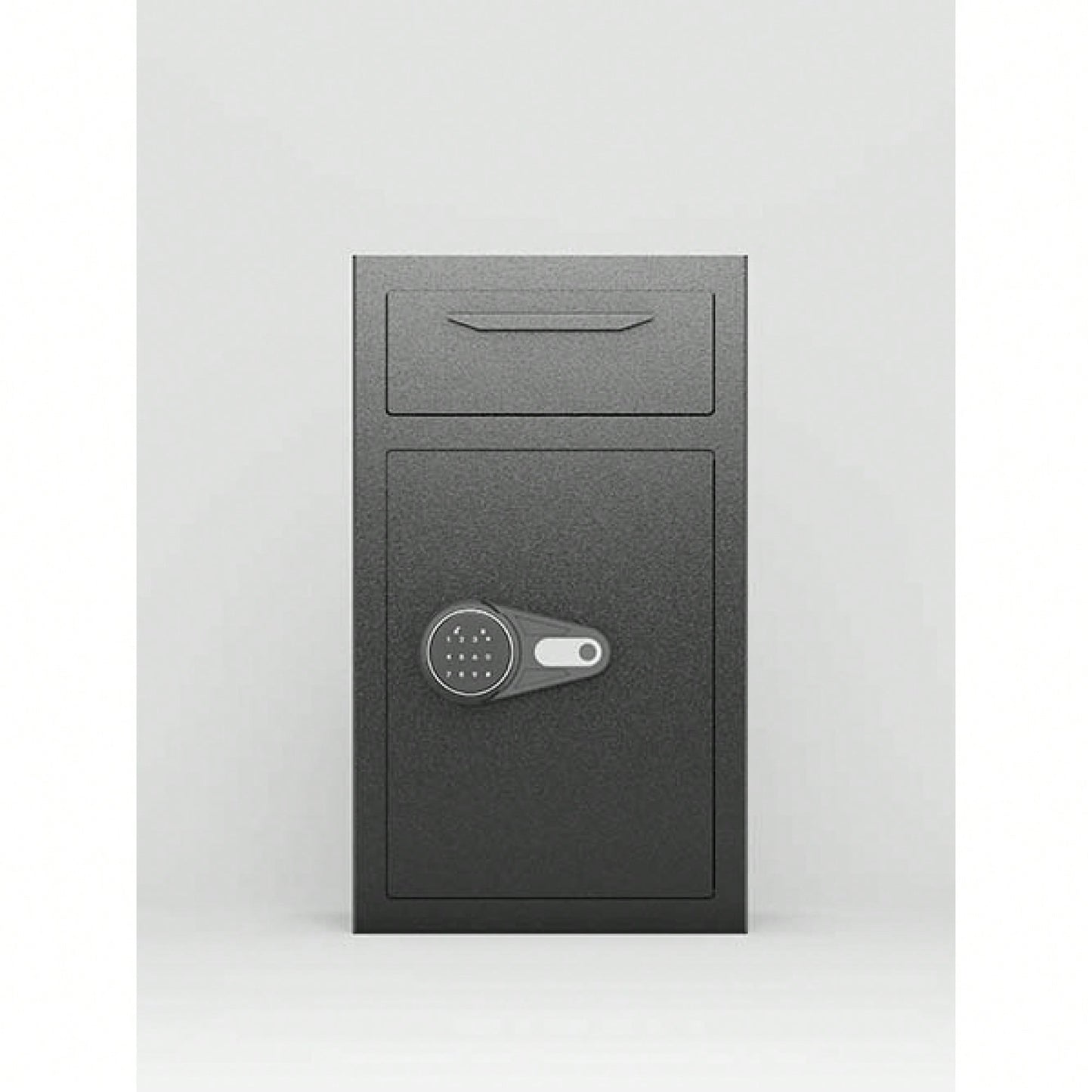 Secure Drop Safe With Digital Lock And Anti-Fishing Feature - Silent Deposit Box For Cash Slips And Business Expenses At Home Or Office