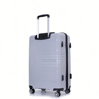 Light Green 3-Piece Hardshell Luggage Set With Double Spinner Wheels, TSA Lock, Lightweight & Durable (20/24"/28")"