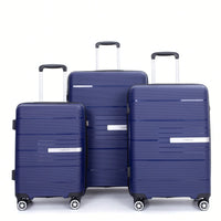 Light Green 3-Piece Hardshell Luggage Set With Double Spinner Wheels, TSA Lock, Lightweight & Durable (20/24"/28")"