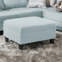 Elegant Upholstered Ottoman For Living Room, Bedroom, Or Entryway - Versatile Storage And Stylish Seating Solution