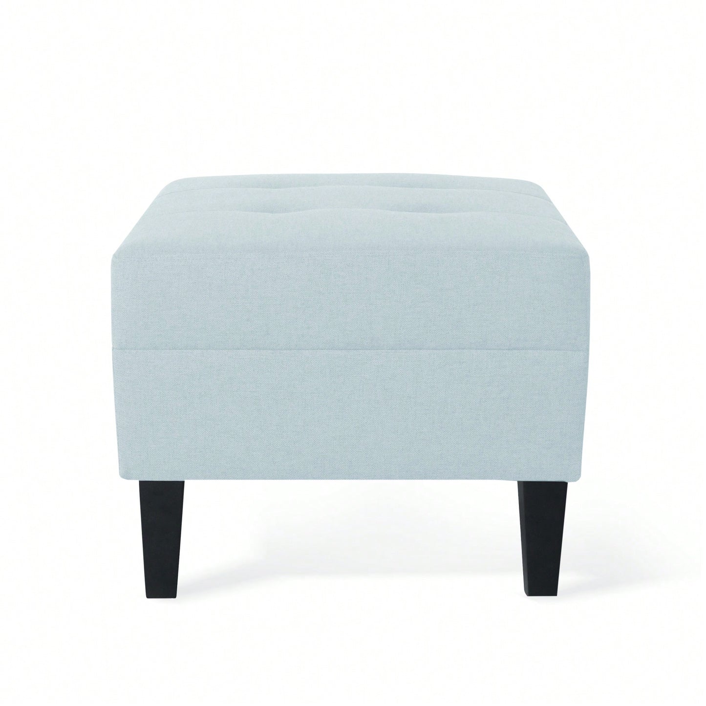 Elegant Upholstered Ottoman For Living Room, Bedroom, Or Entryway - Versatile Storage And Stylish Seating Solution