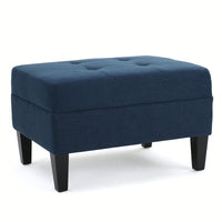 Luxurious Velvet Ottoman With Storage - Versatile And Stylish Seating Option For Living Room Or Bedroom