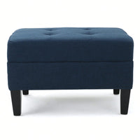 Luxurious Velvet Ottoman With Storage - Versatile And Stylish Seating Option For Living Room Or Bedroom