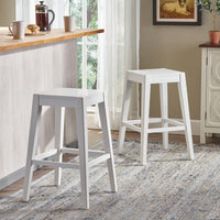 Modern Counter Stool Set Of 2 - Stylish Height Adjustable Seats For Kitchen Or Bar