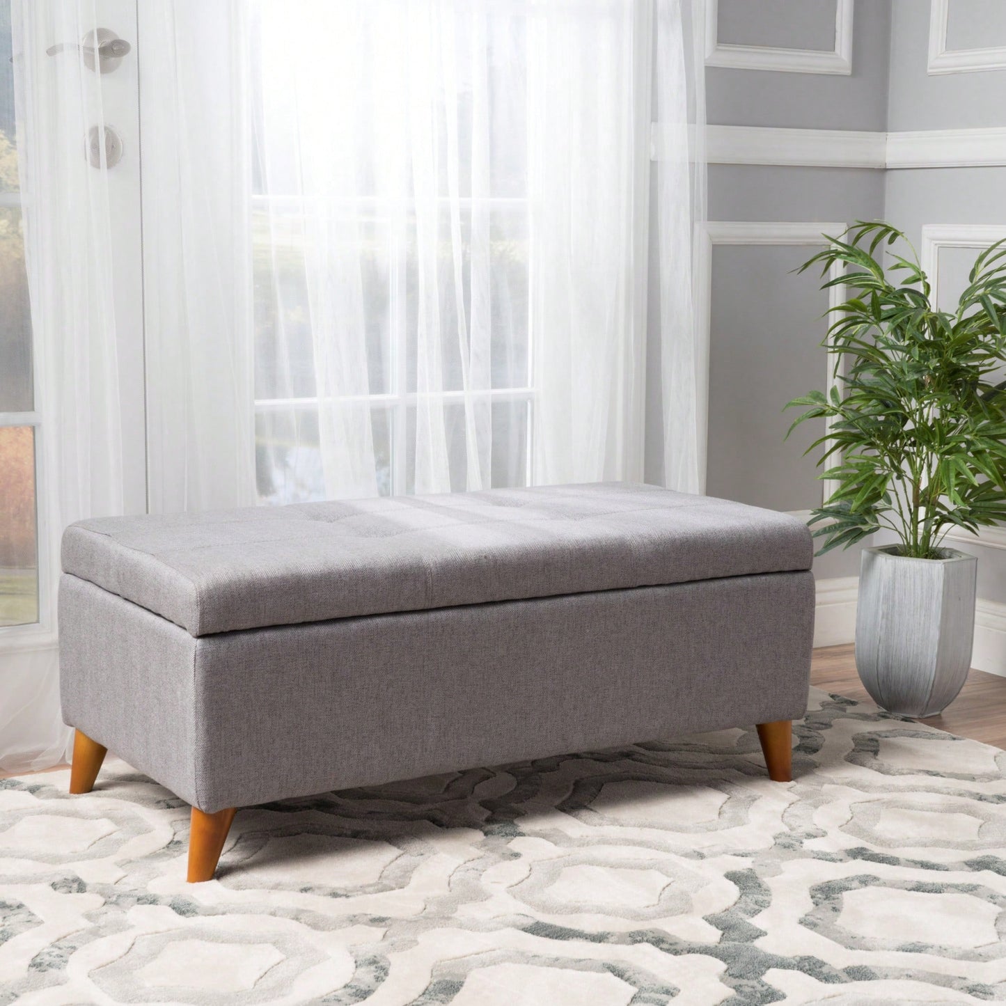 Versatile Storage Ottoman - Chic And Functional Space-Saving Solution For Your Home