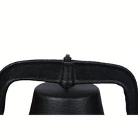 Large Cast Iron Dinner Bell - Rustic Door Bell For Home And Garden Decor