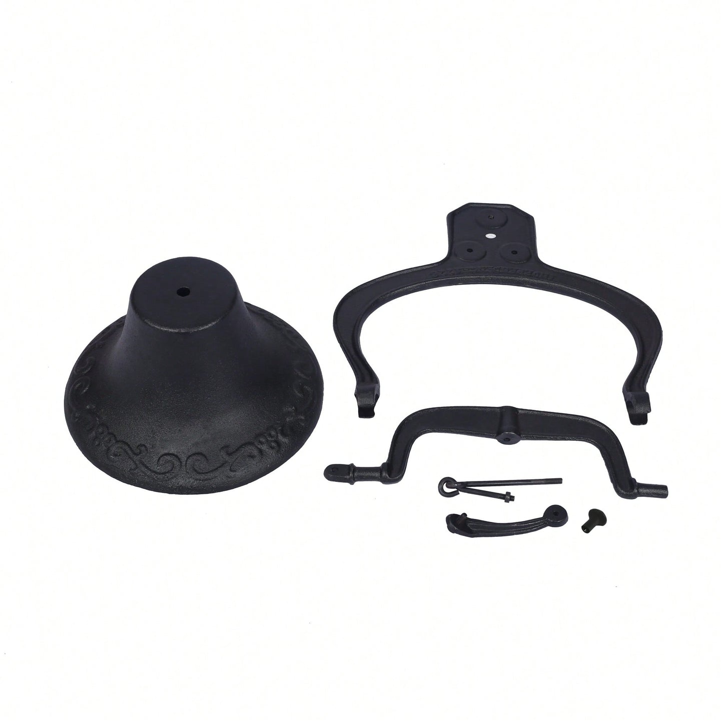Large Cast Iron Dinner Bell - Rustic Door Bell For Home And Garden Decor