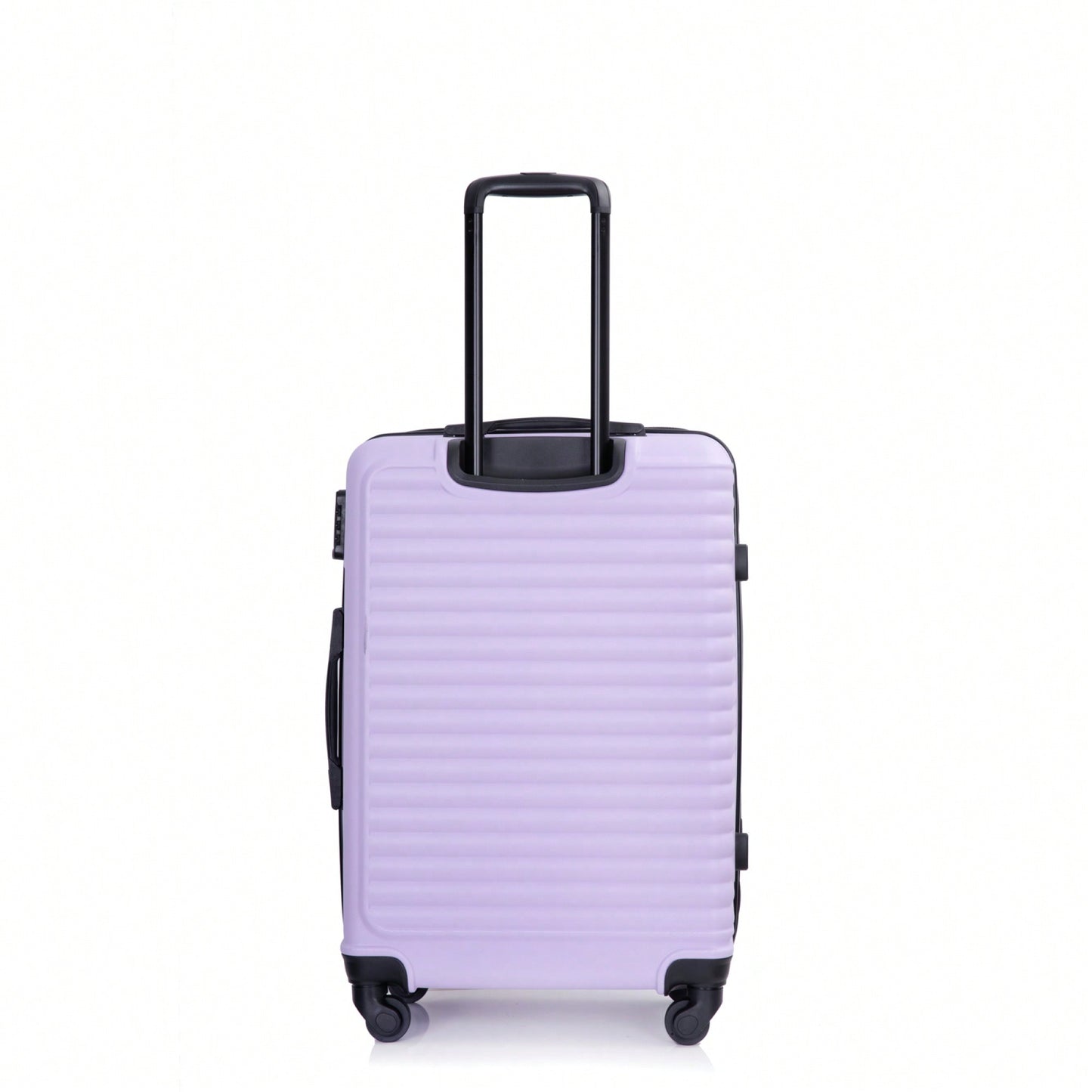 Lightweight 3-Piece ABS Luggage Set With Spinner Wheels And TSA Lock - Lavender Purple Travel Case (20/24/28)