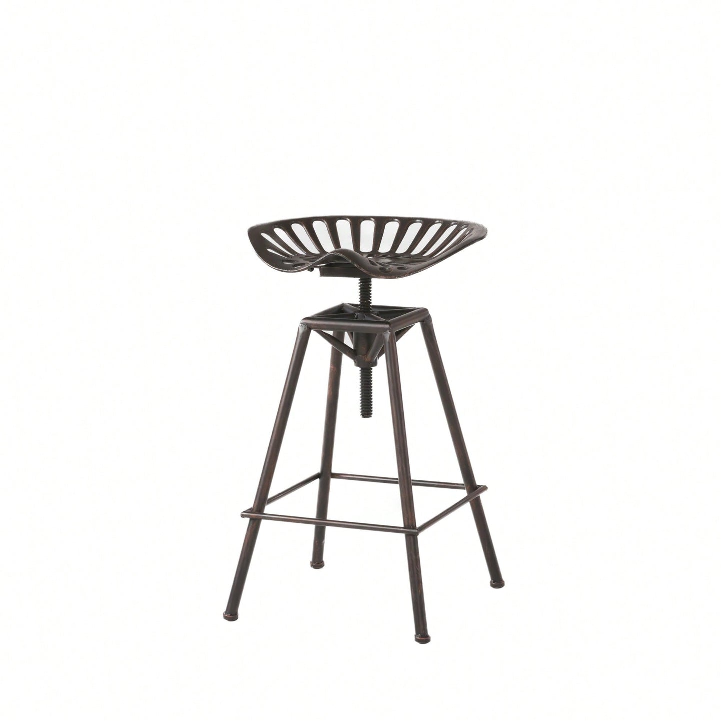 Rustic Farmhouse Barstool With Backrest For Kitchen And Dining Room Settings