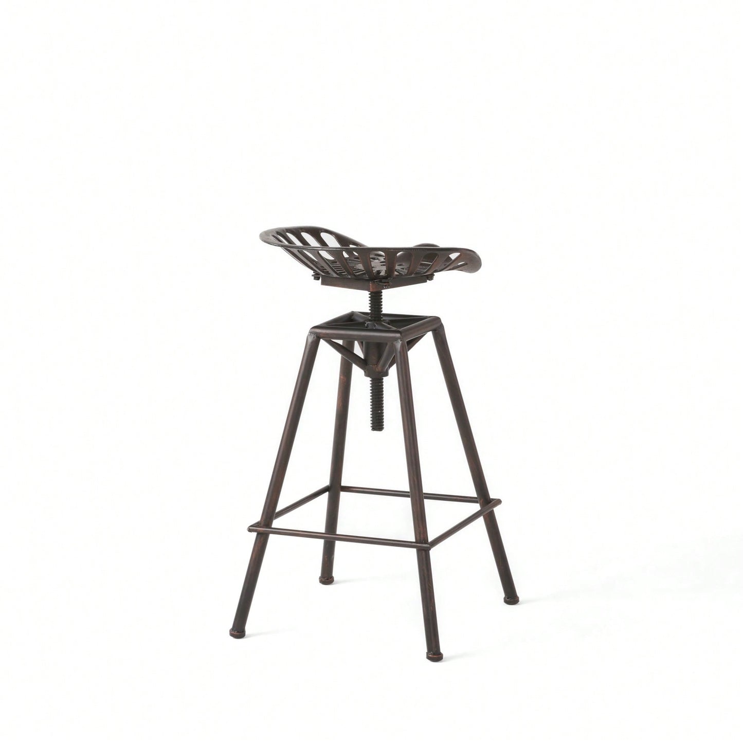 Rustic Farmhouse Barstool With Backrest For Kitchen And Dining Room Settings