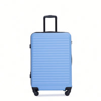 Stylish 3-Piece Lightweight Luggage Set With Spinner Wheels, Two Hooks & TSA Lock - Pink Suits For Travel (20/24/28)