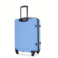 Stylish 3-Piece Lightweight Luggage Set With Spinner Wheels, Two Hooks & TSA Lock - Pink Suits For Travel (20/24/28)