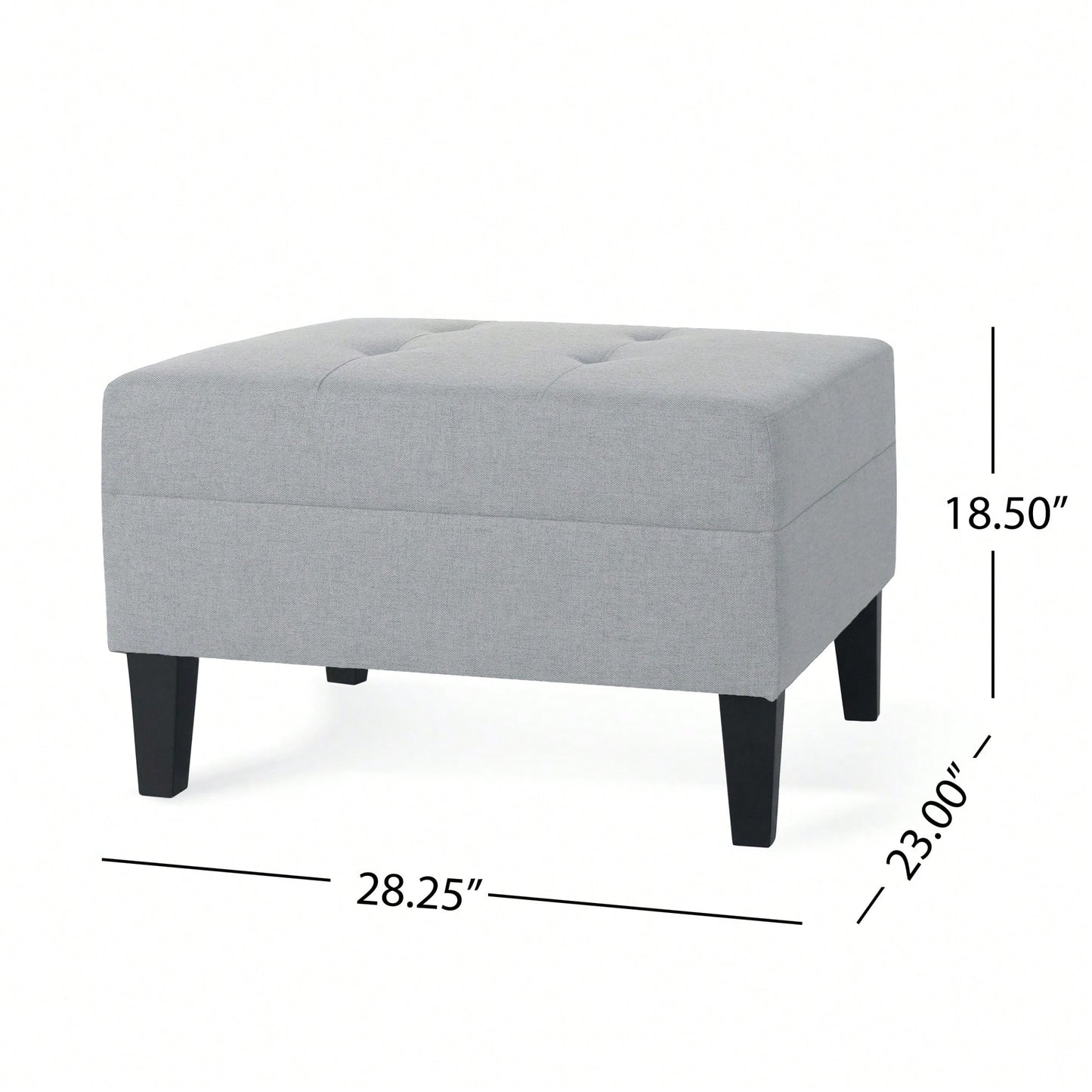 Elegant Modern Ottoman - Stylish Upholstered Footrest For Living Room And Bedroom Decor