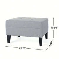 Elegant Modern Ottoman - Stylish Upholstered Footrest For Living Room And Bedroom Decor