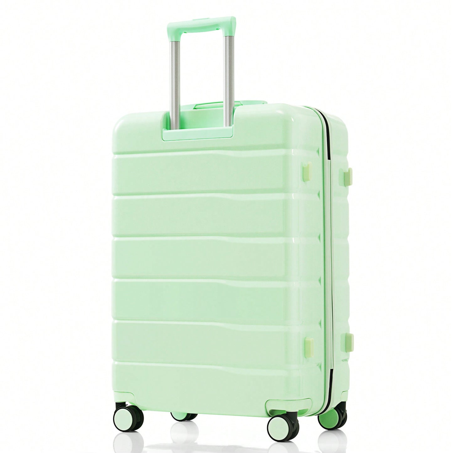 Premium 3-Piece White ABS Hard Shell Luggage Set with TSA Lock 20 24 28 Inch Spinner Wheels