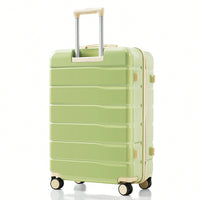 Premium 3-Piece White ABS Hard Shell Luggage Set with TSA Lock 20 24 28 Inch Spinner Wheels