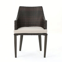 Elegant Brown Accent Chairs - Set Of 2 For Living Room Or Office Space