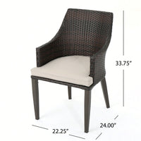 Elegant Brown Accent Chairs - Set Of 2 For Living Room Or Office Space