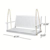 Cozy Outdoor Hanging Porch Swing For Relaxation And Enjoyment