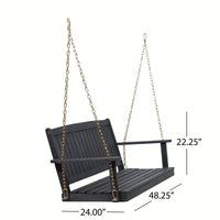 Cozy Outdoor Hanging Porch Swing For Relaxation And Enjoyment