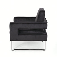 Elegant Modern Upholstered Arm Chair For Stylish Living Rooms And Offices