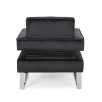 Elegant Modern Upholstered Arm Chair For Stylish Living Rooms And Offices