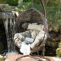 Stylish Grey Hanging Basket For Indoor And Outdoor Use – Versatile Planter For Flowers And Plants (Stand Not Included)