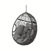 Stylish Grey Hanging Basket For Indoor And Outdoor Use – Versatile Planter For Flowers And Plants (Stand Not Included)